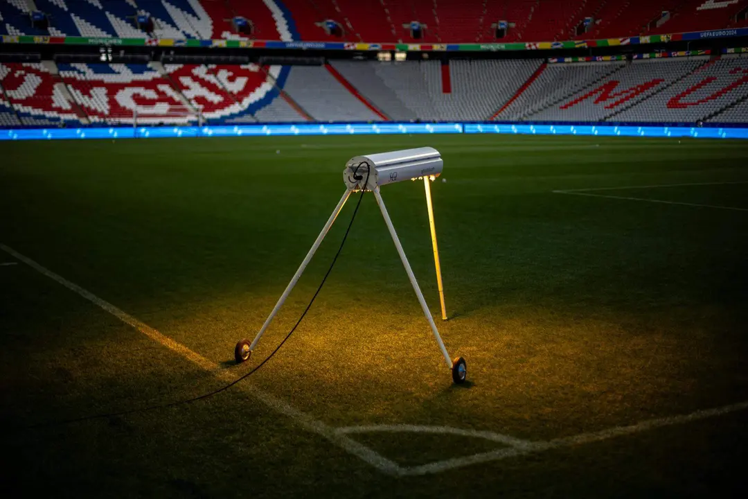 Preparativos en el Allianz Arena para la inauguraci&oacute;n de la Eurocopa 2024. EFE/EPA/MARTIN DIVISEK