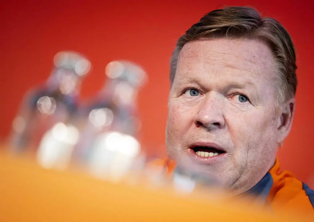 El seleccionador de Pa&iacute;ses Bajos,Ronald Koeman. EFE/EPA/KOEN VAN WEEL