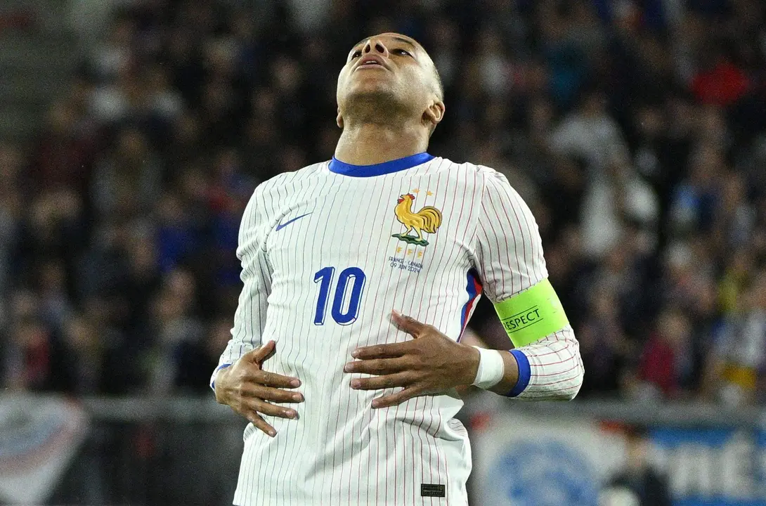 Kylian Mbapp&eacute;, delantero de la selecci&oacute;n francesa. EFE/EPA/Caroline Blumberg/Archivo