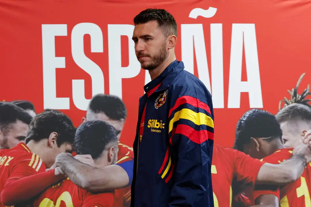 El defensa de la selecci&oacute;n masculina de f&uacute;tbol Aymeric Laporte en foto de archivo de J.J. Guill&eacute;n . EFE