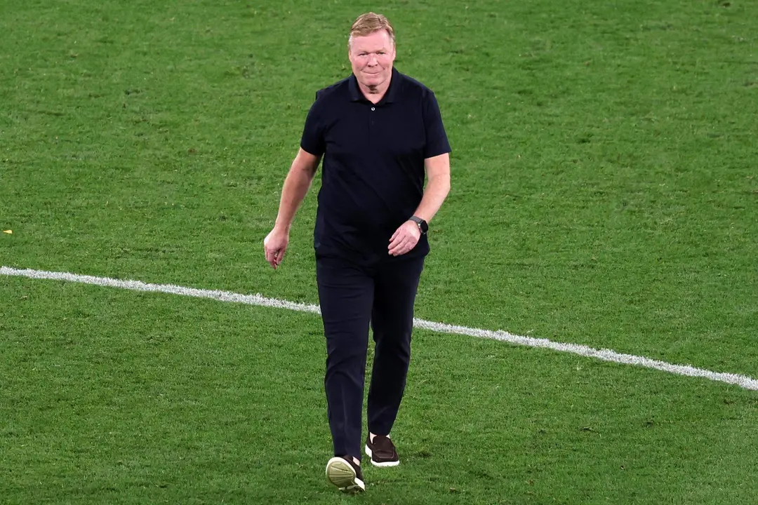 El seleccionador de los Pa&iacute;ses Bajos, Ronald Koeman. EFE/EPA/MOHAMED MESSARA