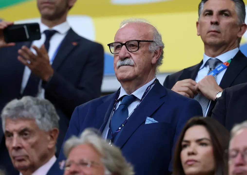 El exseleccionador de Espa&ntilde;a Vicente del Bosque D&uuml;sseldorf, Alemania. EFE/EPA/FRIEDEMANN VOGEL