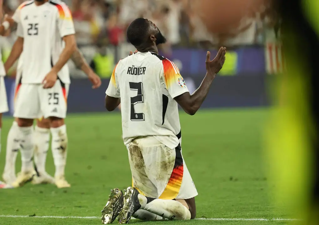 Antonio R&uuml;diger, defensa de la selecci&oacute;n de Alemania. EFE/EPA/FRIEDEMANN VOGEL