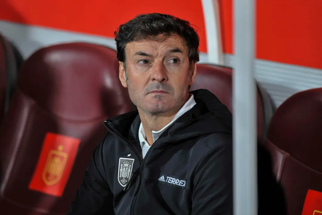 Santi Denia, t&eacute;cnico de la selecci&oacute;n espa&ntilde;ola sub 21. EFE/ Manu