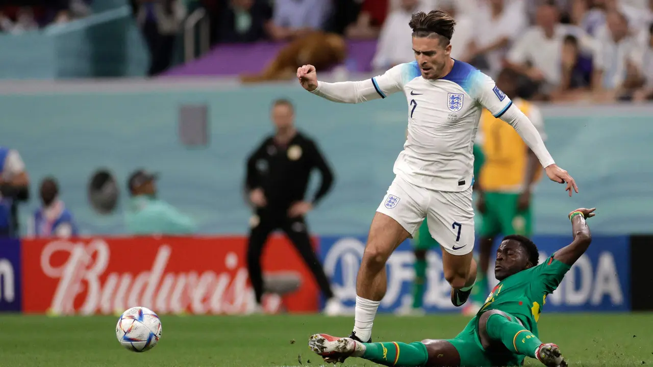 Jack Grealish, la principal baja de la lista definitiva de la selecci&oacute;n de Inglaterra para la fase final de la Eurocopa de Alemania. EFE/Antonio Lacerda