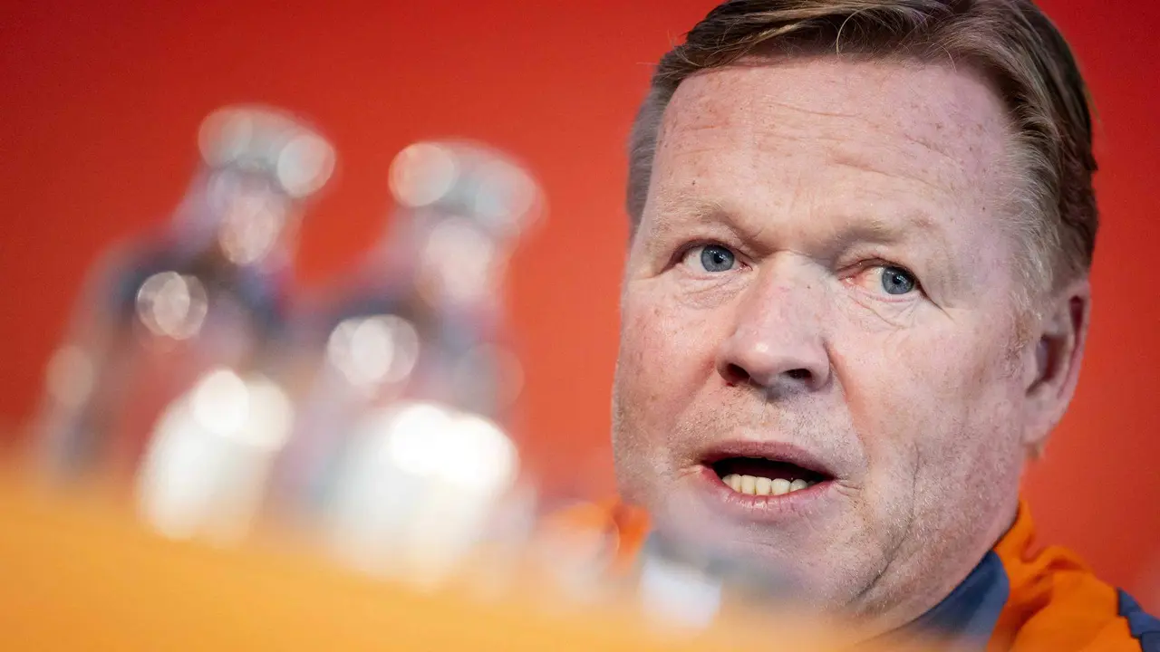 El seleccionador de Pa&iacute;ses Bajos,Ronald Koeman. EFE/EPA/KOEN VAN WEEL