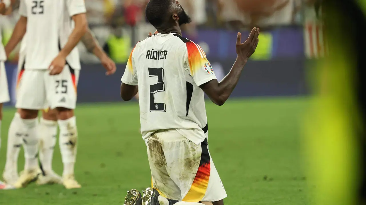 Antonio R&uuml;diger, defensa de la selecci&oacute;n de Alemania. EFE/EPA/FRIEDEMANN VOGEL
